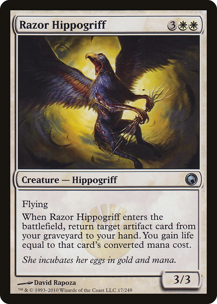 Razor Hippogriff (SOM-017) [Scars of Mirrodin] MTG Single Wizards of the Coast