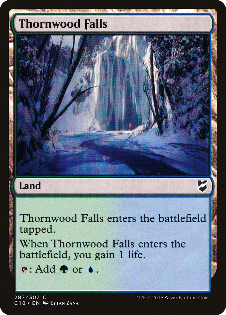 Thornwood Falls (C18-287) [Commander 2018] MTG Single Wizards of the Coast