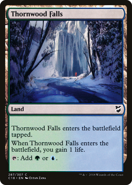 Thornwood Falls (C18-287) [Commander 2018] MTG Single Wizards of the Coast