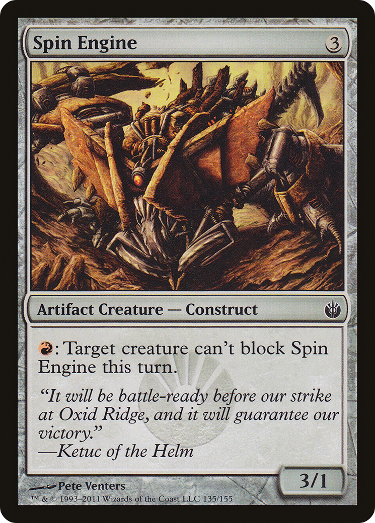 Spin Engine (MBS-135) [Mirrodin Besieged] Foil MTG Single Wizards of the Coast