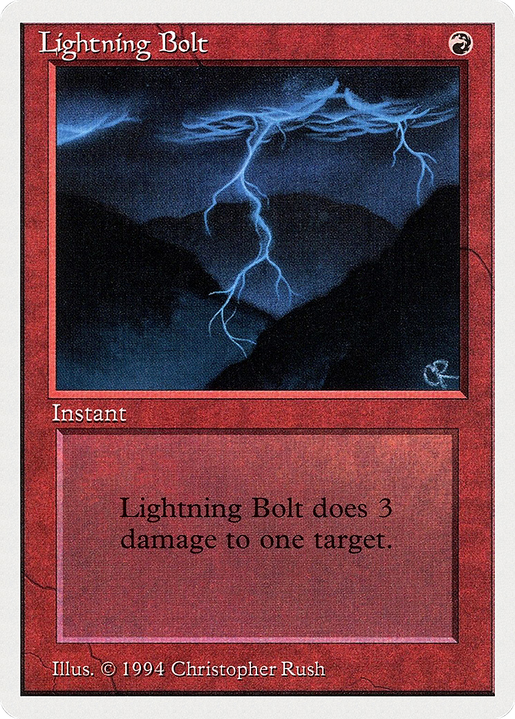 Lightning Bolt (SUM-162) [Misc] Summer Magic / Edgar MTG Single Wizards of the Coast