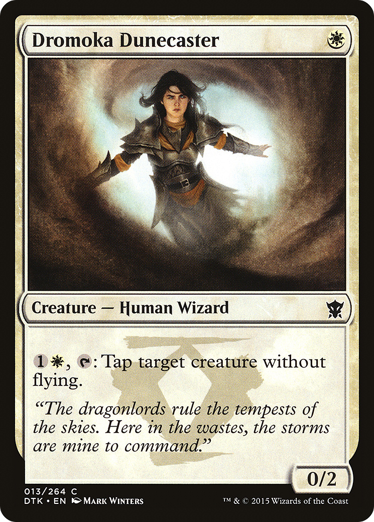 Dromoka Dunecaster (DTK-013) [Dragons of Tarkir] MTG Single Wizards of the Coast