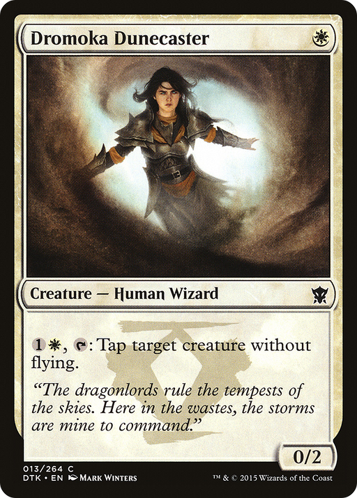 Dromoka Dunecaster (DTK-013) [Dragons of Tarkir] MTG Single Wizards of the Coast