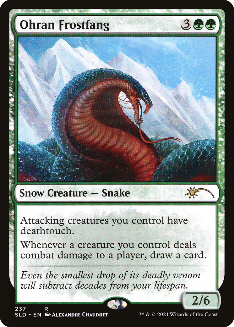 Ohran Frostfang (SLD-237) [Secret Lair] Drop MTG Single Wizards of the Coast