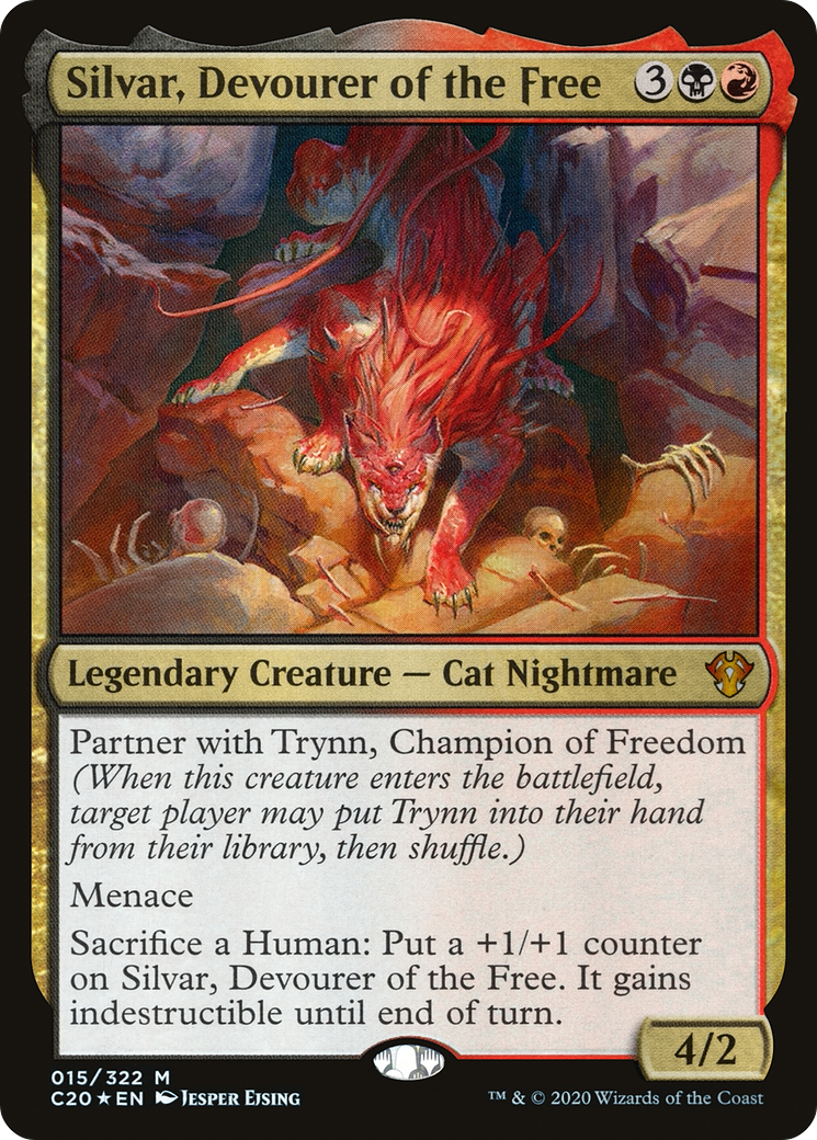 Silvar, Devourer of the Free (C20-015) [Commander 2020] Foil MTG Single Wizards of the Coast