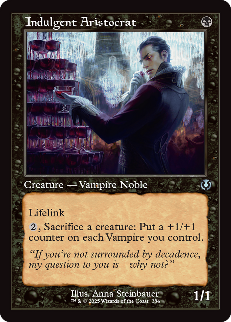Indulgent Aristocrat (INR-384) [Innistrad Remastered] Foil MTG Single Wizards of the Coast