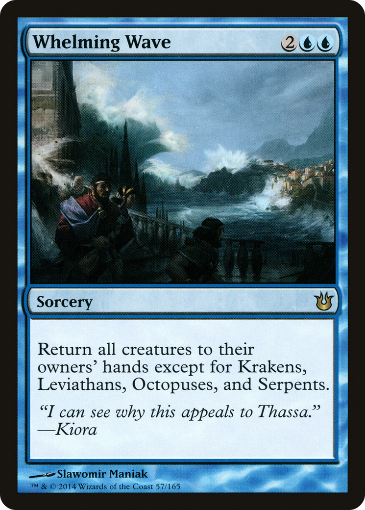 Whelming Wave (BNG-057) [Born of the Gods] MTG Single Wizards of the Coast