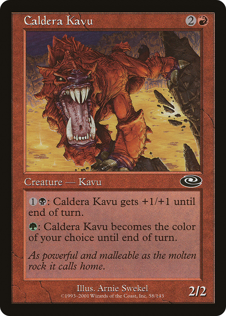 Caldera Kavu (PLS-058) [Planeshift] Foil MTG Single Wizards of the Coast