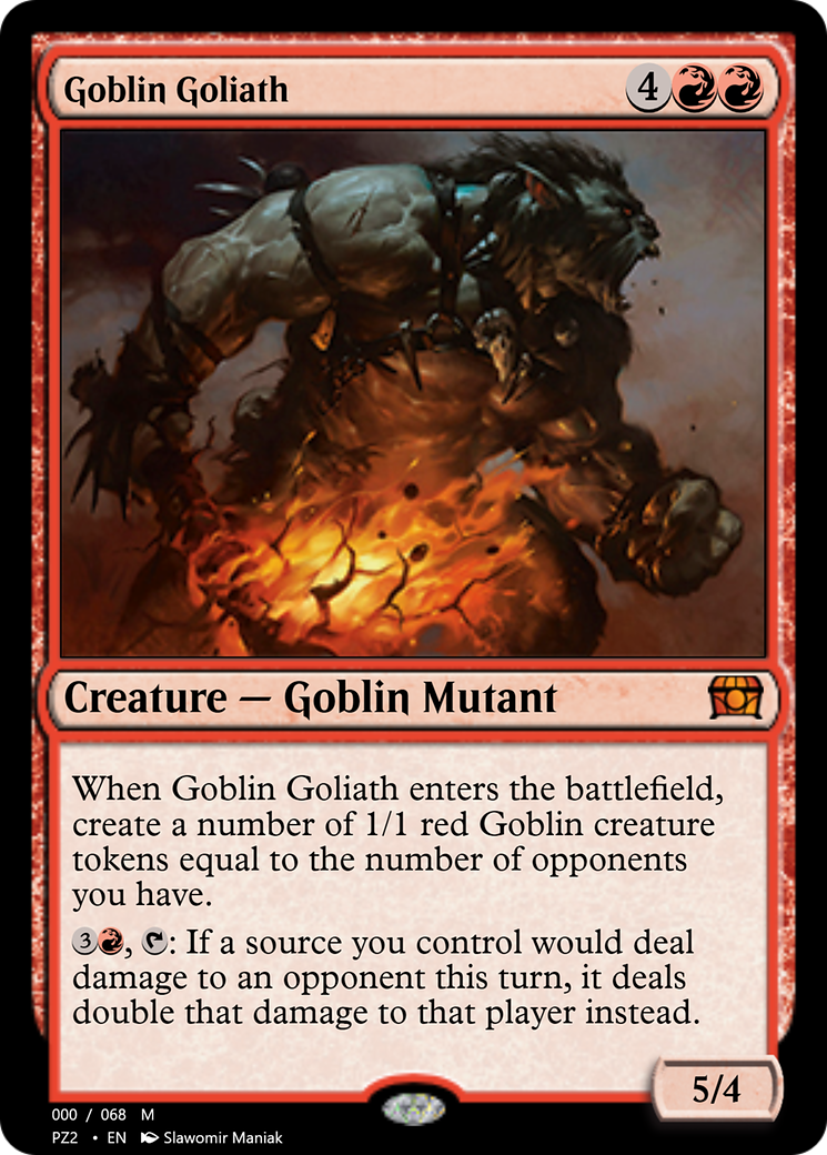 Goblin Goliath (PZ2-70783) [Digital] Treasure Chest Foil MTG Single Wizards of the Coast