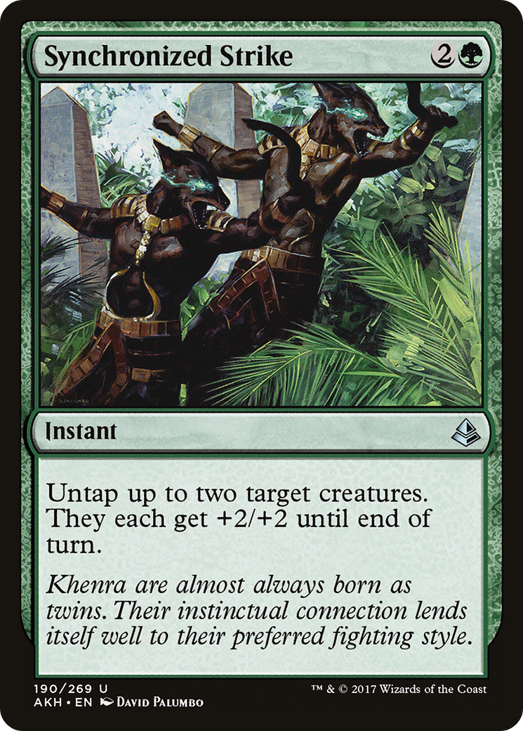 Synchronized Strike (AKH-190) [Amonkhet] MTG Single Wizards of the Coast