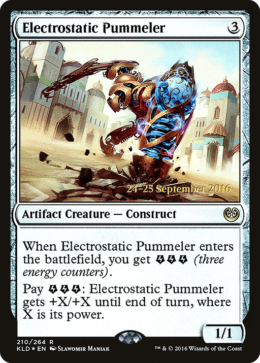 Electrostatic Pummeler (PRE-210) [Kaladesh Promos] Foil MTG Single Wizards of the Coast