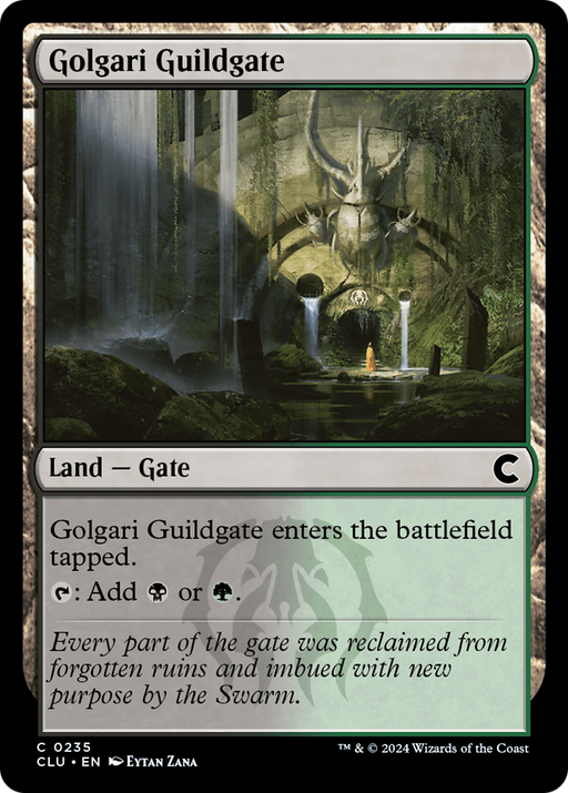 Golgari Guildgate (CLU-235) [Ravnica: Clue Edition] MTG Single Wizards of the Coast