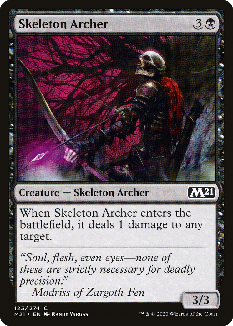 Skeleton Archer [Core Set 2021] MTG Single Magic: The Gathering