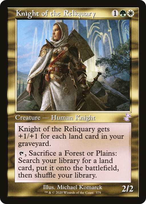 Knight of the Reliquary (TSR-379) [Time Spiral Remastered] MTG Single Wizards of the Coast