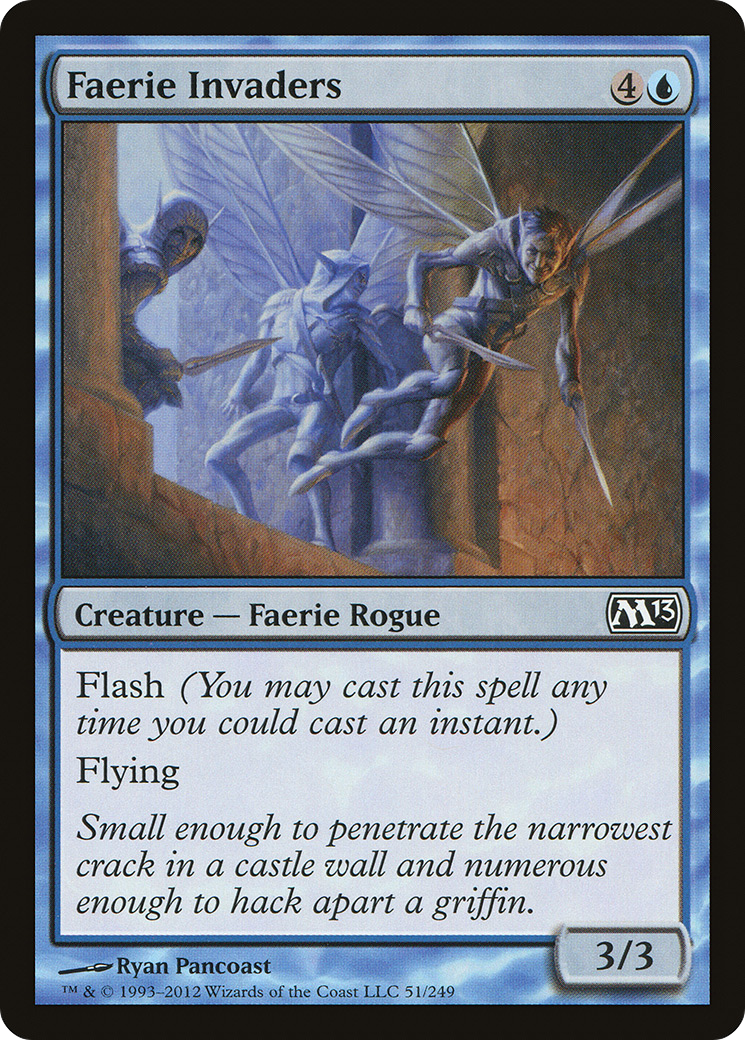 Faerie Invaders (M13-051) [Magic 2013] Foil MTG Single Wizards of the Coast