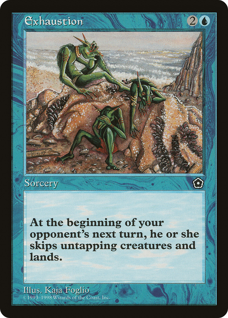 Exhaustion (P02-) [Misc] Portal Second Age MTG Single Wizards of the Coast