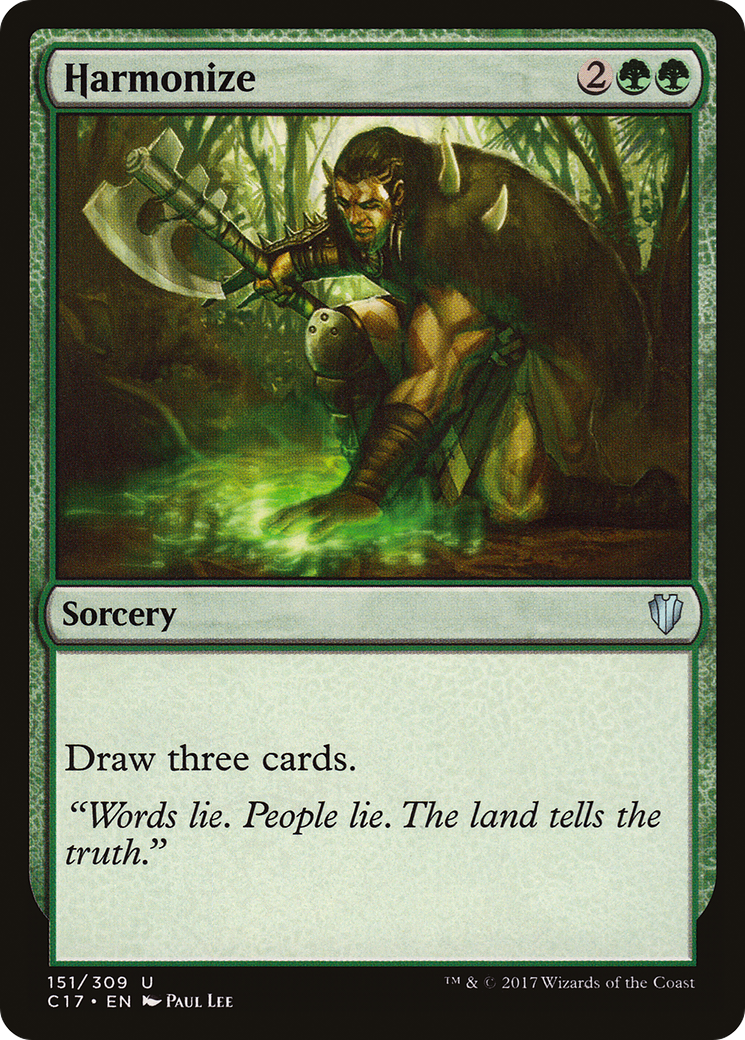 Harmonize (C17-151) [Commander 2017] MTG Single Wizards of the Coast
