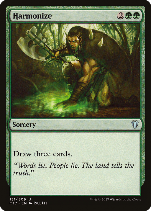 Harmonize (C17-151) [Commander 2017] MTG Single Wizards of the Coast
