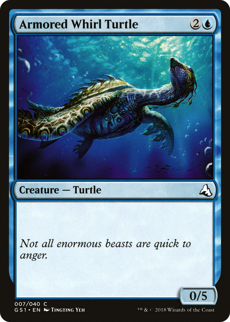 Armored Whirl Turtle (GS1-007) [Misc] Global Series Jiang Yanggu & Mu Yanling MTG Single Wizards of the Coast