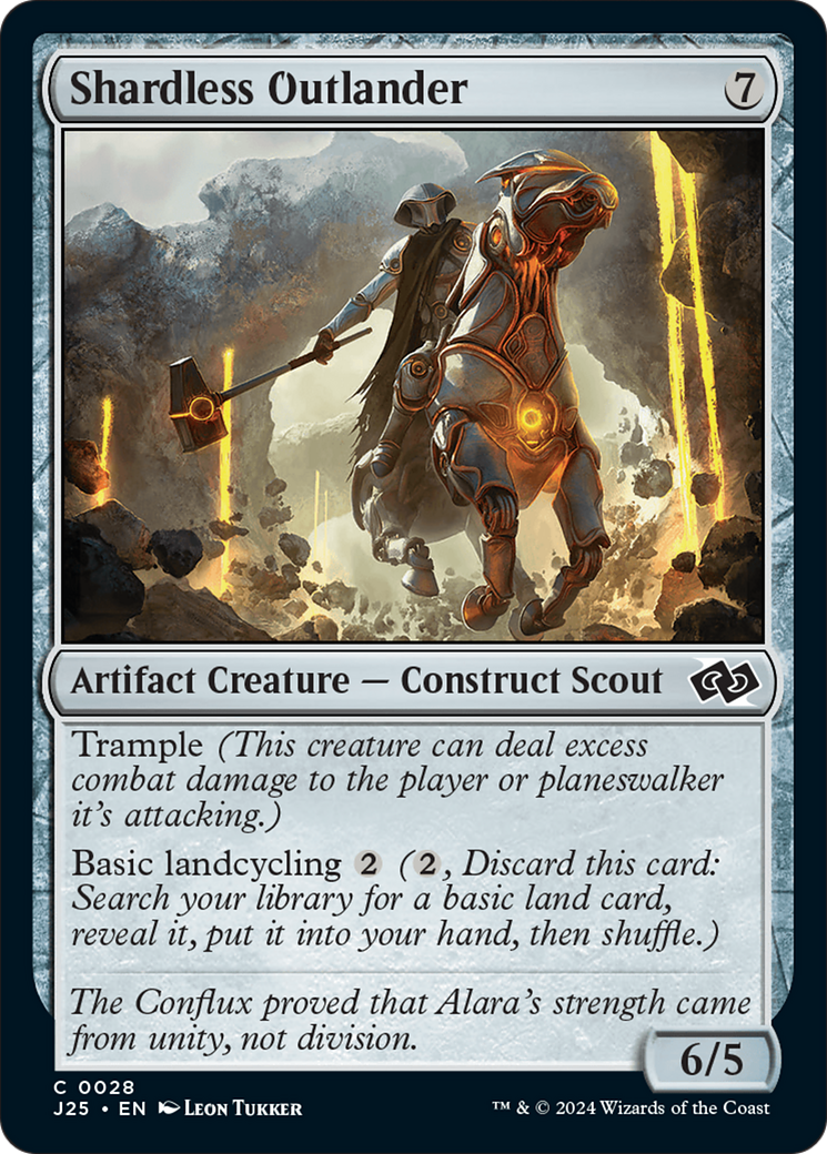 Shardless Outlander (J25-028) [Foundations Jumpstart] MTG Single Wizards of the Coast