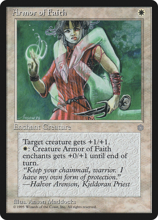 Armor of Faith (ICE-) [Ice Age] MTG Single Wizards of the Coast