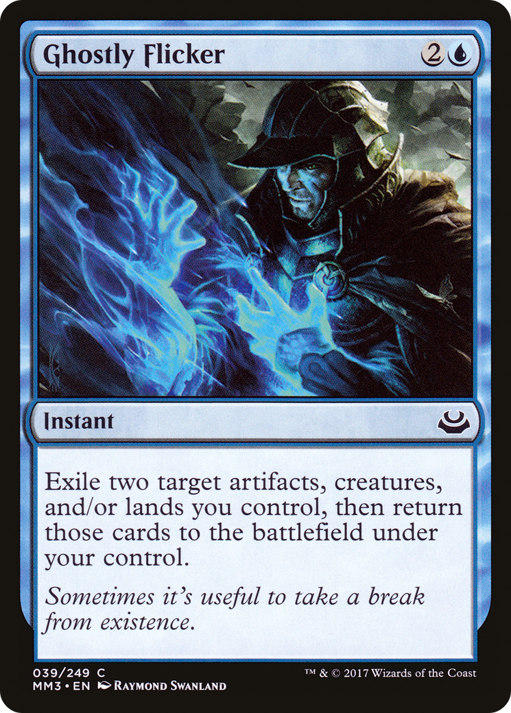 Ghostly Flicker (MM3-039) [Modern Masters 2017] MTG Single Modern Masters 2017