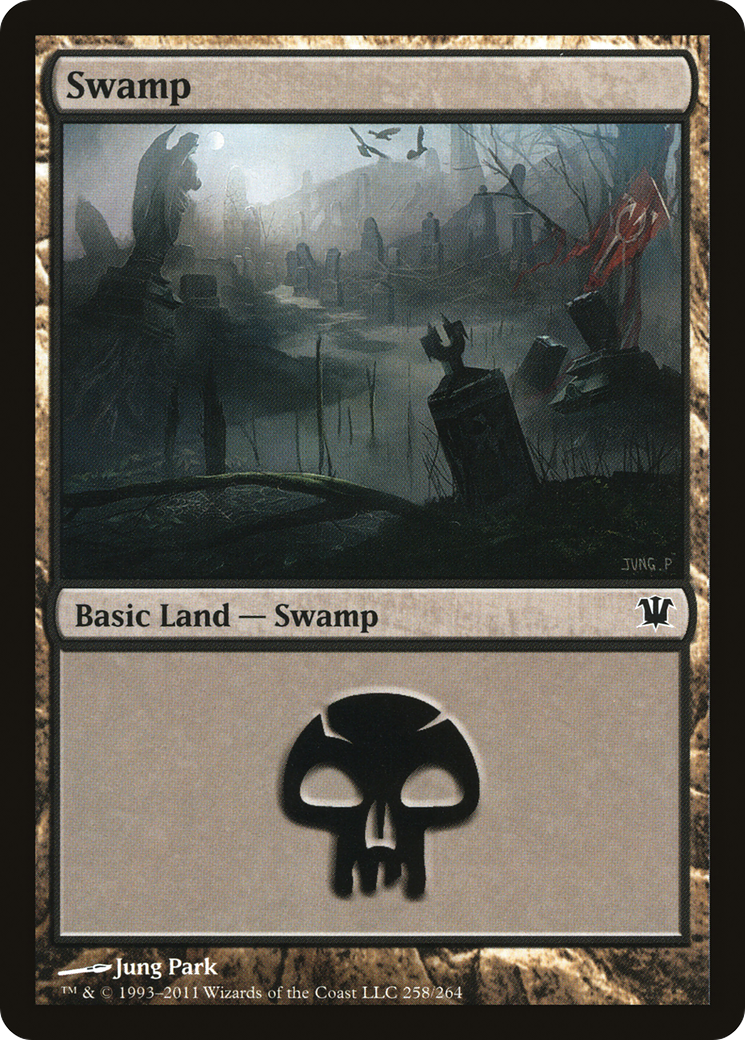 Swamp (258) (ISD-258) [Innistrad] MTG Single Wizards of the Coast
