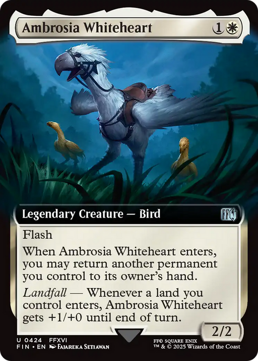Ambrosia Whiteheart (FIN-424) [FINAL FANTASY] (Extended Art) MTG Single Wizards of the Coast