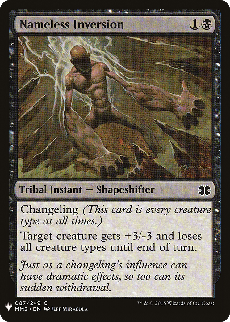 Nameless Inversion (LIST-MM2-87) [Mystery Booster] The List MTG Single Wizards of the Coast