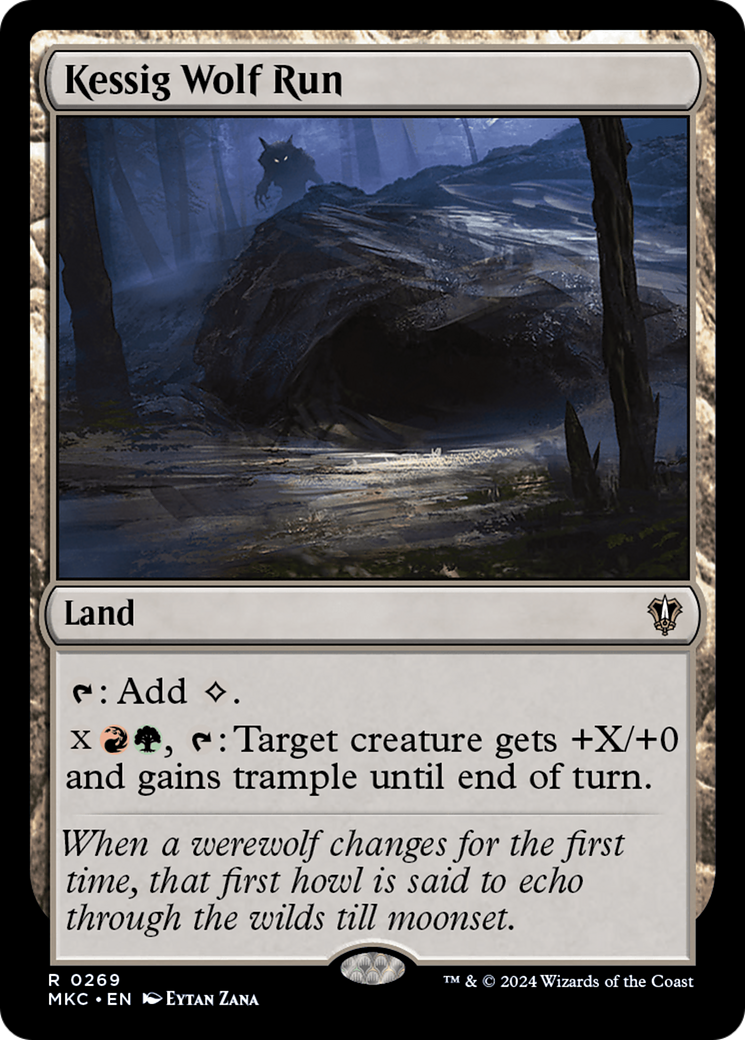 Kessig Wolf Run (MKC-269) [Murders at Karlov Manor Commander] MTG Single Wizards of the Coast