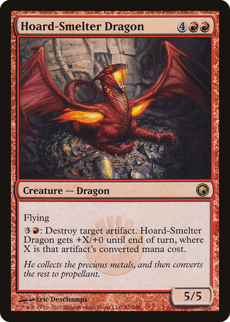 Hoard-Smelter Dragon (SOM-093) [Scars of Mirrodin] MTG Single Wizards of the Coast