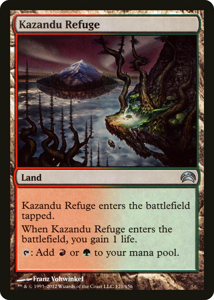 Kazandu Refuge (PC2-121) [Misc] Planechase 2012 MTG Single Wizards of the Coast