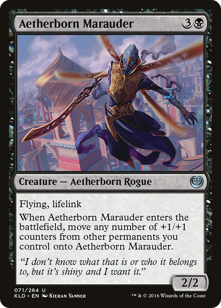 Aetherborn Marauder (KLD-071) [Kaladesh] Foil MTG Single Wizards of the Coast