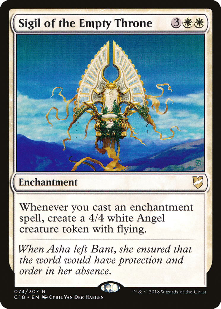 Sigil of the Empty Throne (C18-074) [Commander 2018] MTG Single Wizards of the Coast