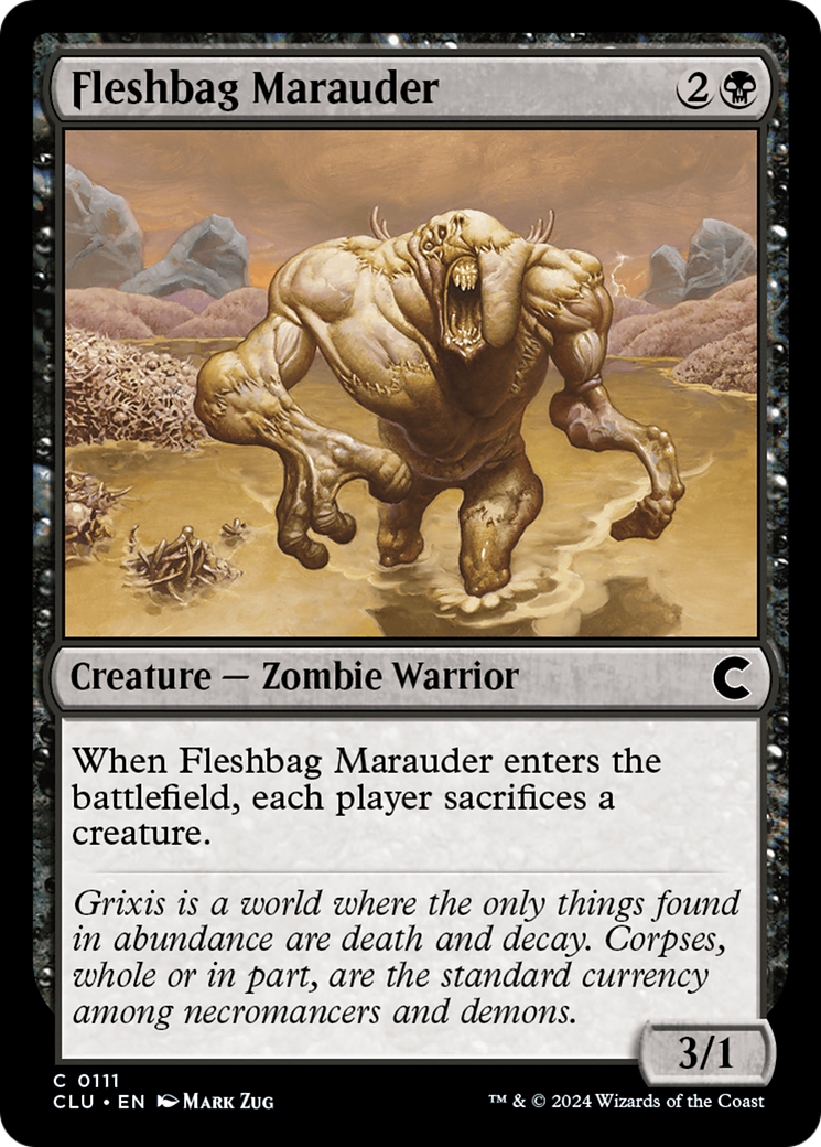 Fleshbag Marauder (CLU-111) [Ravnica: Clue Edition] MTG Single Wizards of the Coast
