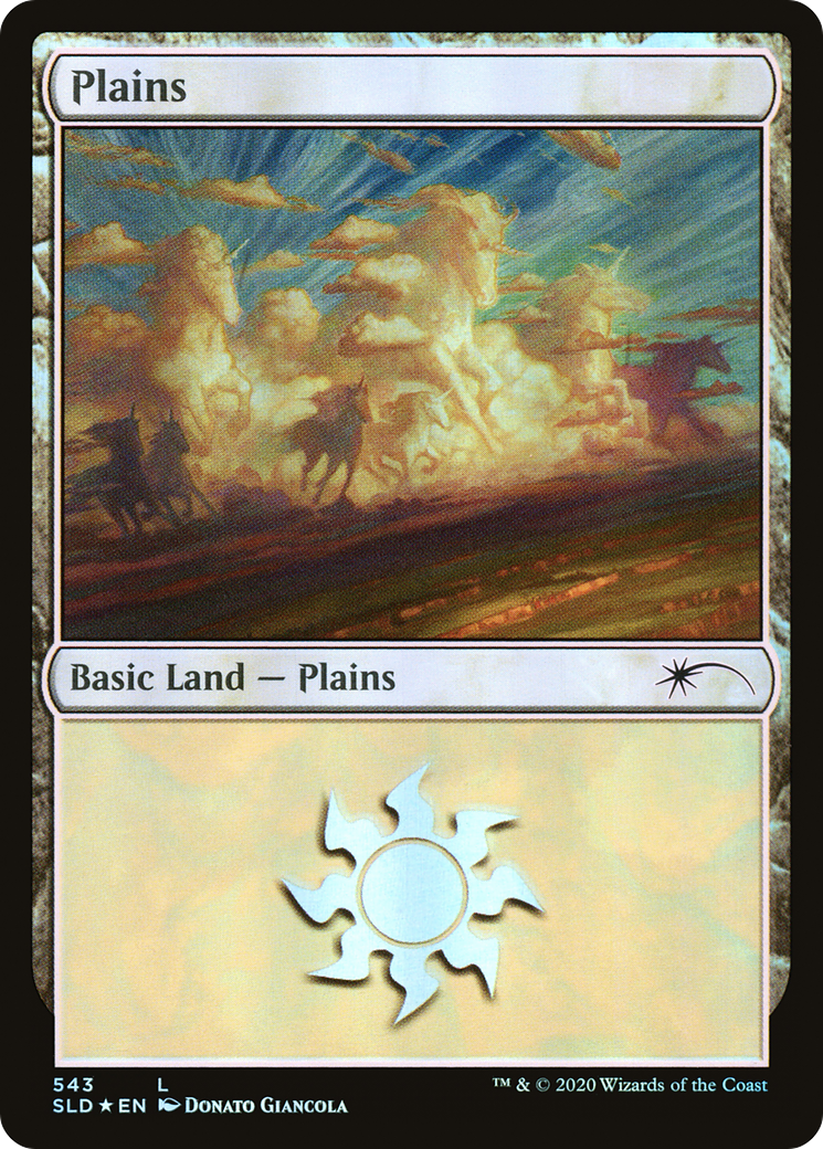 Plains (SLD-543) [Secret Lair] Drop Foil MTG Single Wizards of the Coast