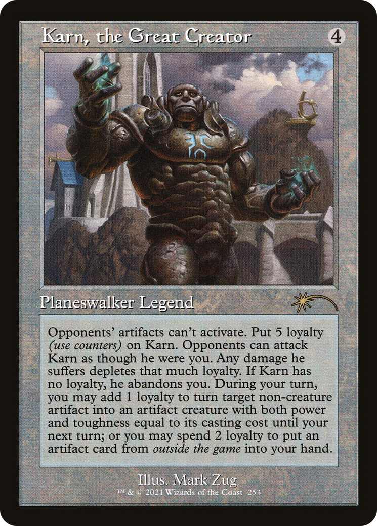 Karn, the Great Creator (SLD-253) [Secret Lair] Drop MTG Single Wizards of the Coast