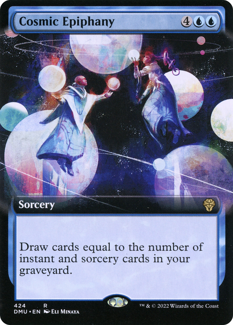 Cosmic Epiphany (DMU-424) [Dominaria United] (Extended Art) Foil MTG Single Wizards of the Coast