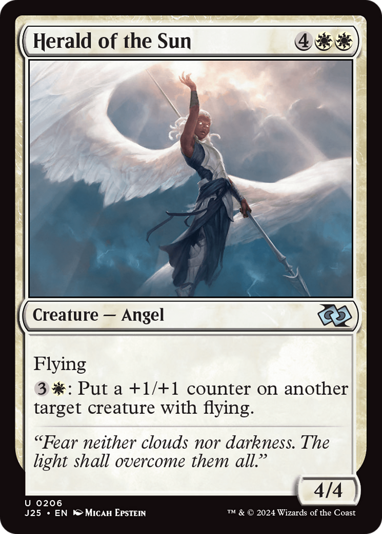 Herald of the Sun (J25-206) [Foundations Jumpstart] MTG Single Wizards of the Coast