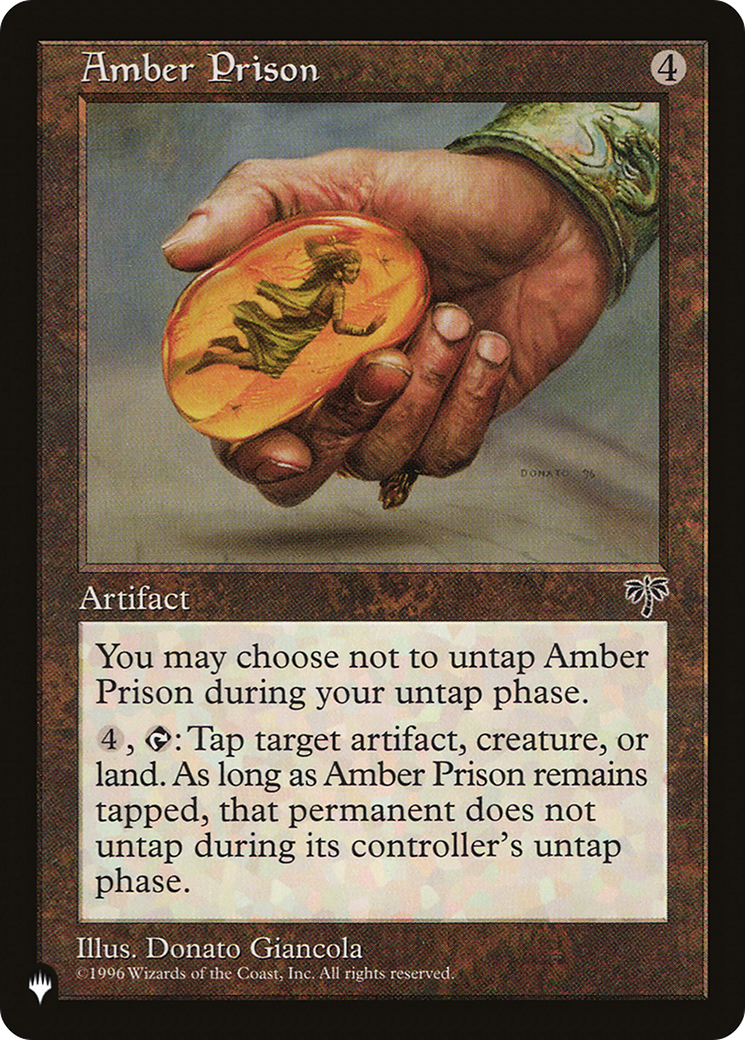 Amber Prison (LIST-MIR-292) [Mystery Booster] The List MTG Single Wizards of the Coast
