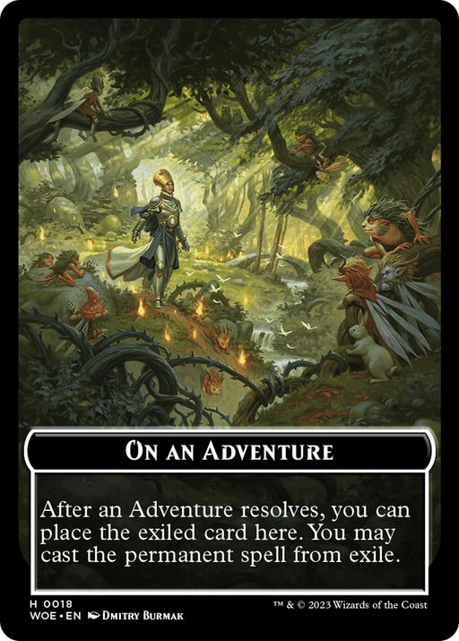On an Adventure (TWOE-018) [Tokens] Wilds of Eldraine Tokens MTG Single Wizards of the Coast