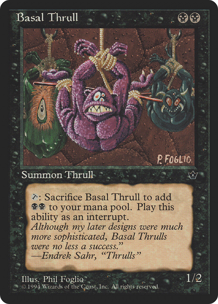 Basal Thrull (FEM-34B) [Fallen Empires] MTG Single Wizards of the Coast
