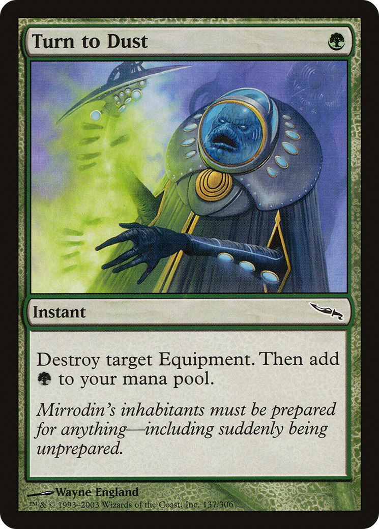Turn to Dust (MRD-137) [Mirrodin] MTG Single Wizards of the Coast