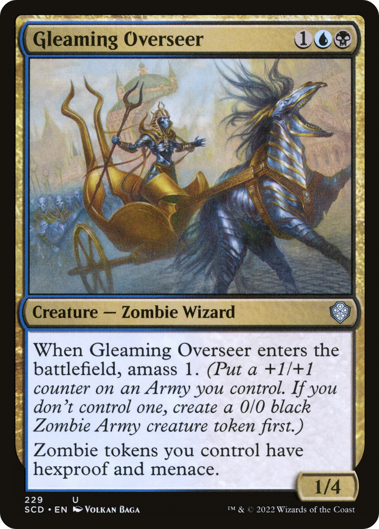Gleaming Overseer (SCD-229) [Starter Commander Decks] MTG Single Wizards of the Coast