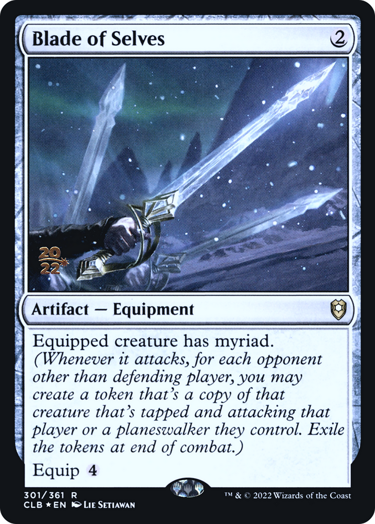 Blade of Selves (PRE-301) [Battle for Baldur's Gate Promos] Foil MTG Single Wizards of the Coast