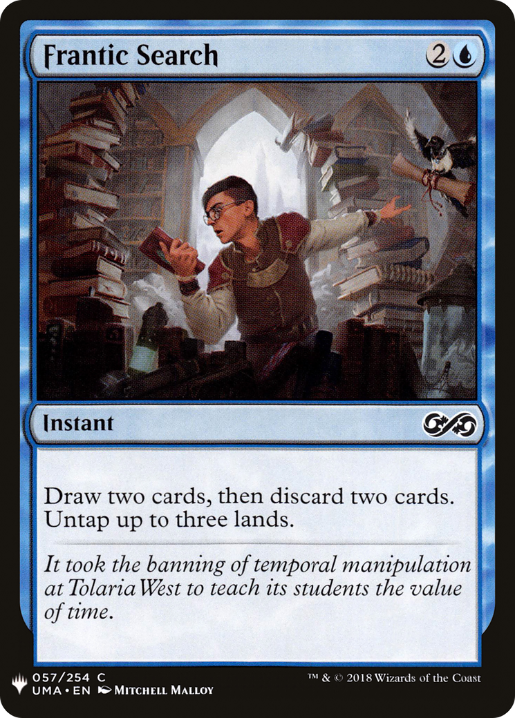 Frantic Search (LIST-057) [Mystery Booster] The List MTG Single Wizards of the Coast