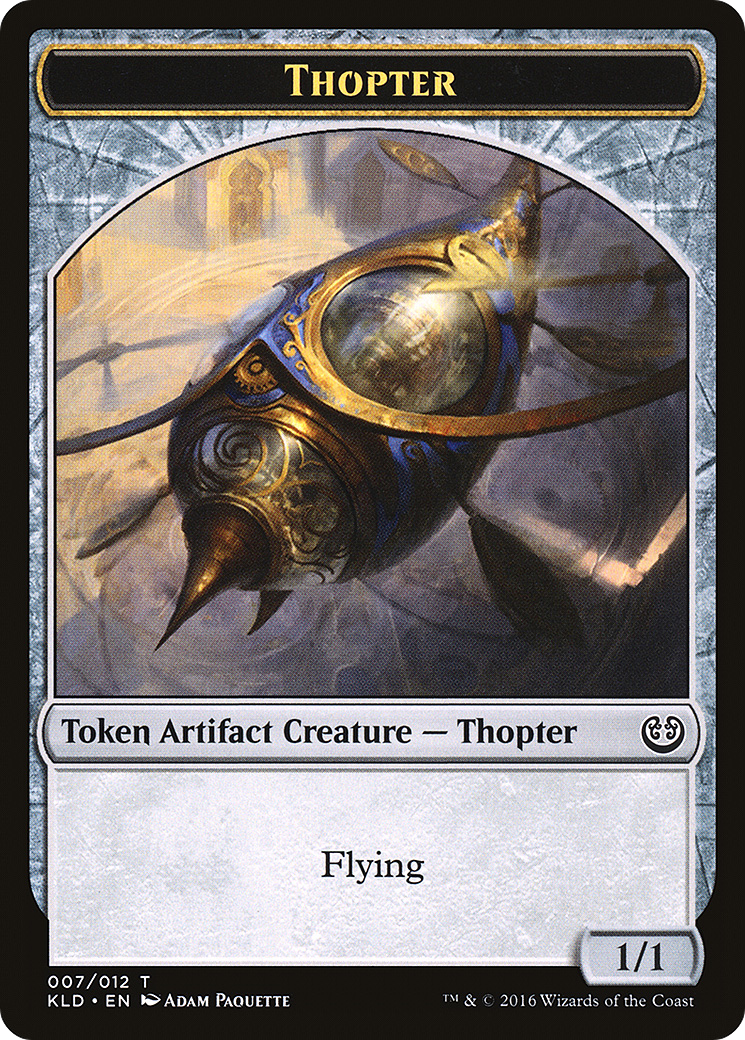Thopter Token (007) (KLD-007) [Tokens] Kaladesh Tokens MTG Single Wizards of the Coast