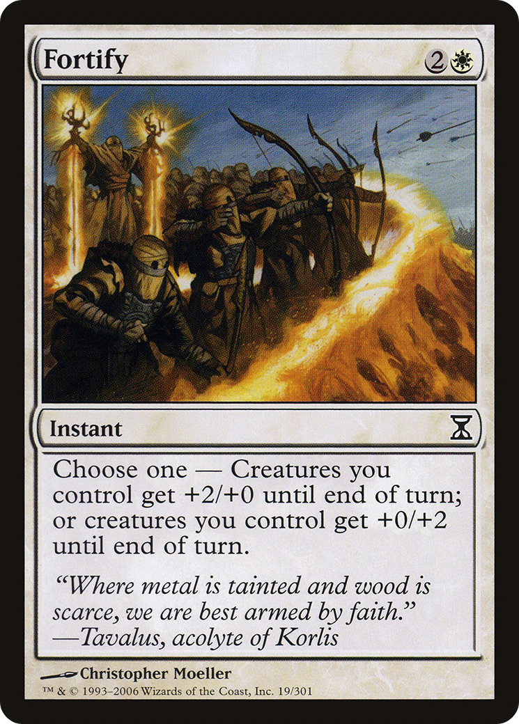 Fortify (TSP-019) [Time Spiral] Foil MTG Single Wizards of the Coast