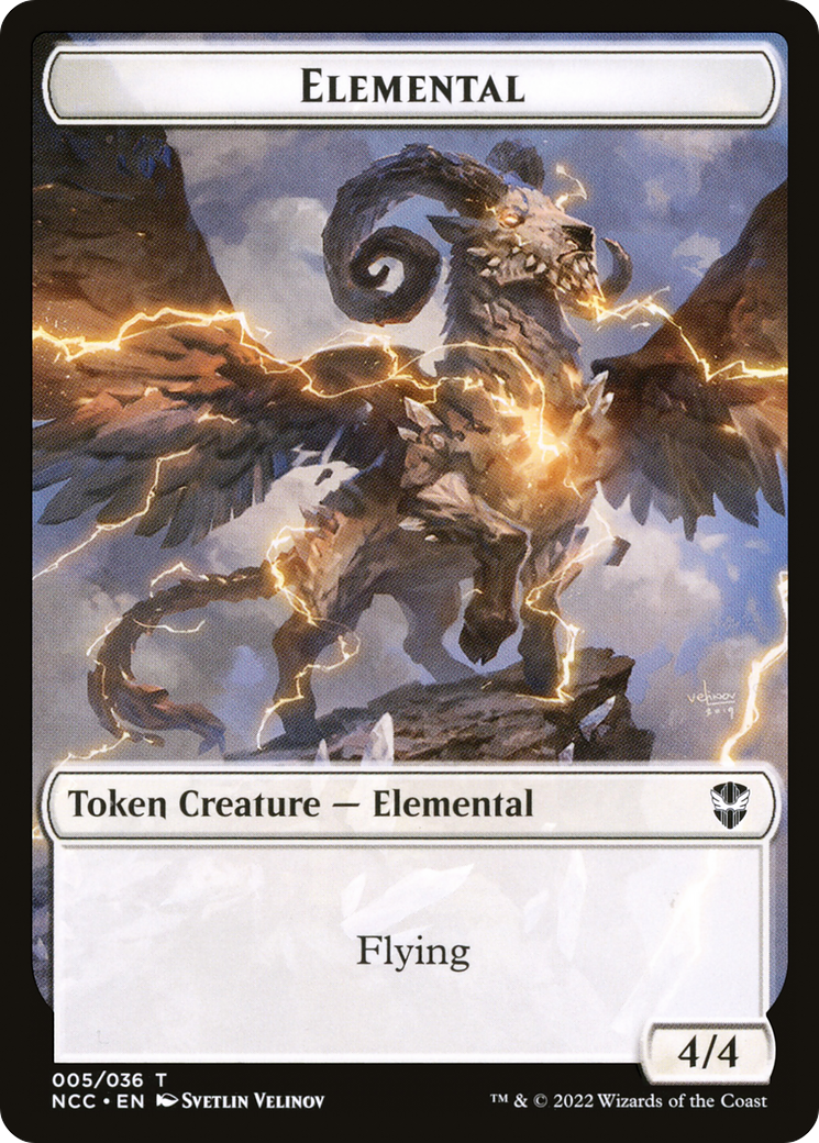 Elemental (TNCC-005) [Tokens] New Capenna Commander Tokens Foil MTG Single Wizards of the Coast