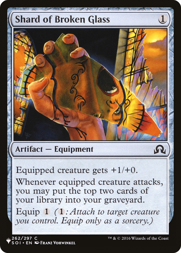 Shard of Broken Glass (LIST-SOI-262) [Mystery Booster] The List MTG Single Wizards of the Coast